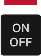 The on/off button.