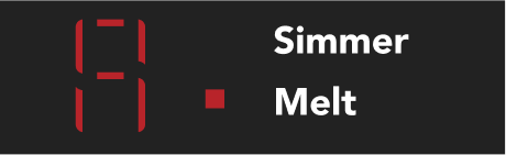 Melt indicator light.