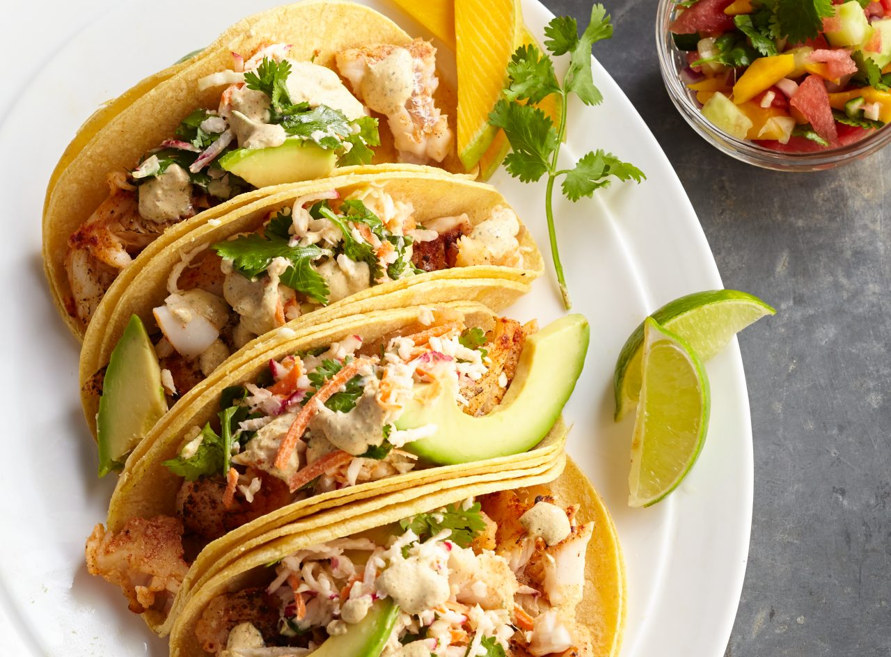 Make Fish Tacos with the 7 Cup Food Processor.