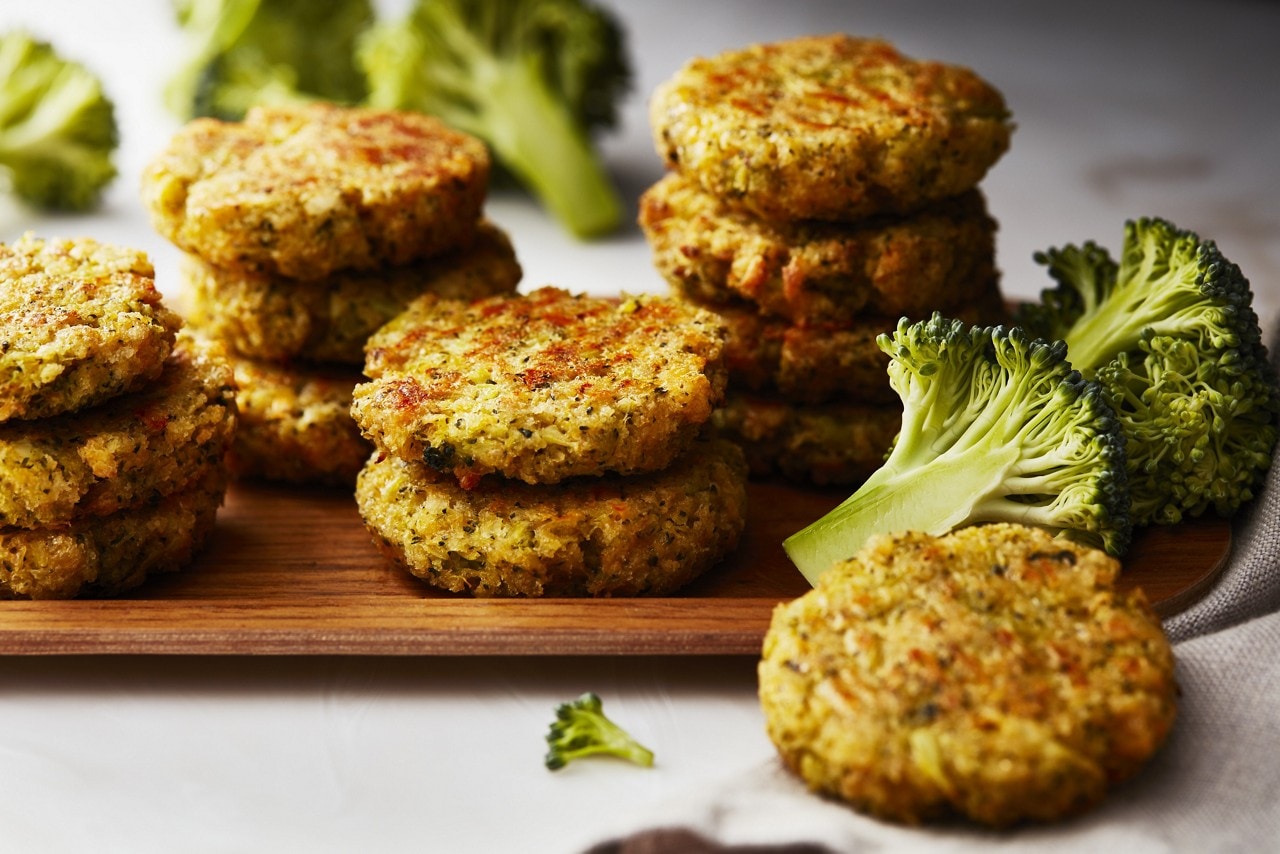 Transform broccoli stalks into fritters with the Metal Food Grinder and this  food scrap recipe.