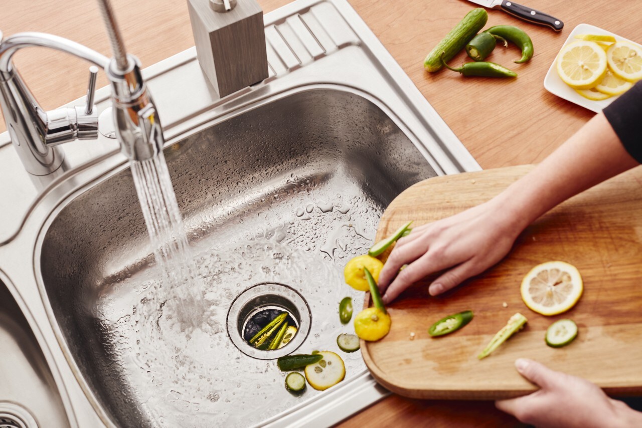 Let our garbage disposals chew up your food waste