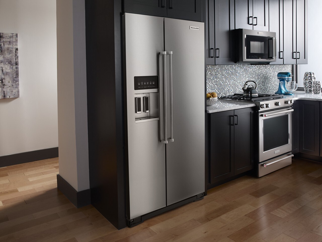 Freestanding Side by Side Refrigerators | KitchenAid