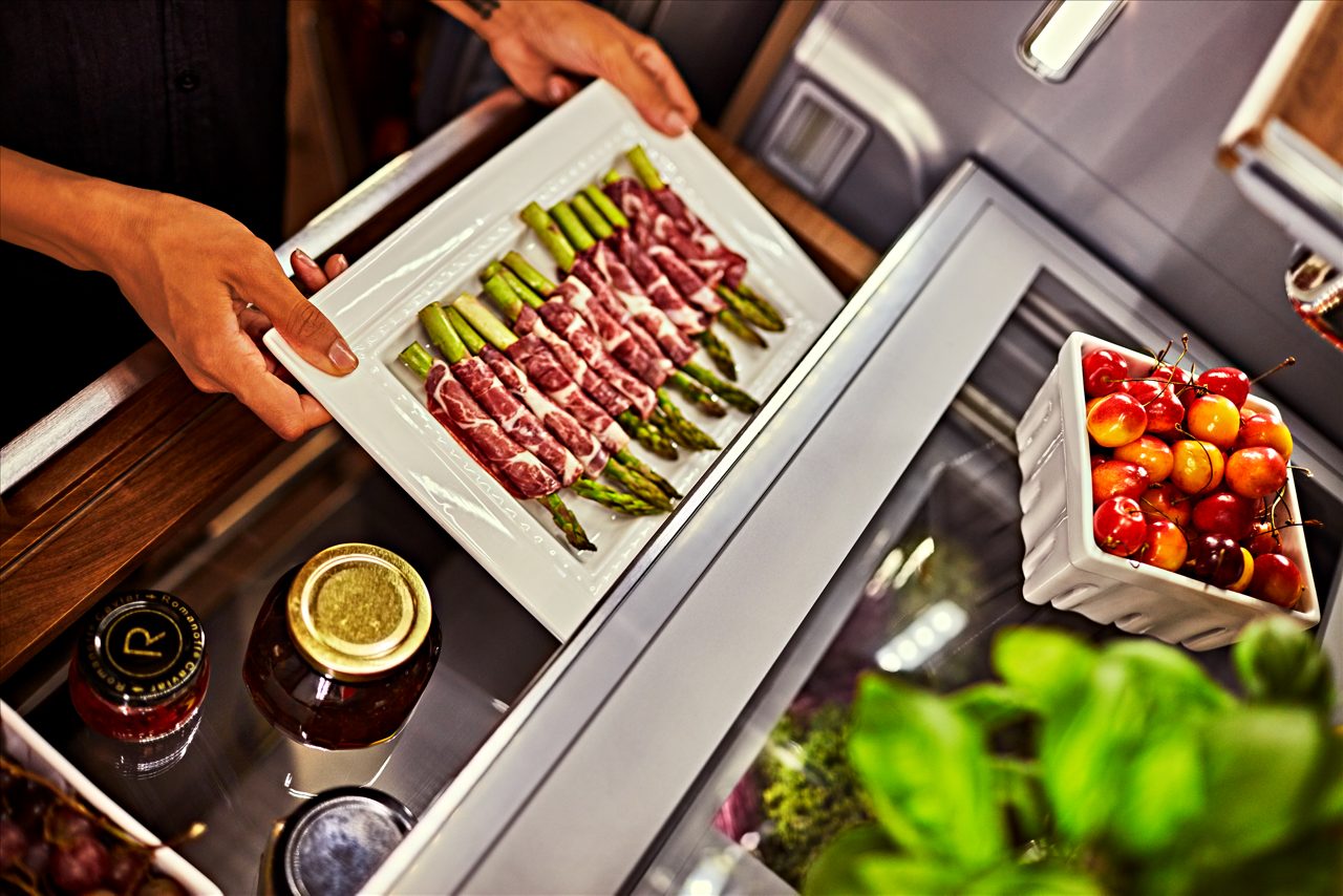 Explore refrigerators and discover how opening a KitchenAid® refrigerator can open your mind.