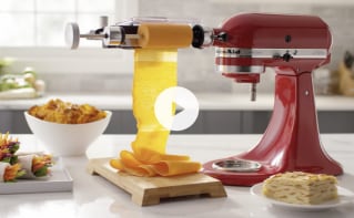 KitchenAid® Vegetable Sheet Cutter Attachment: Processing Hard