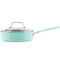 Enameled steel pan.