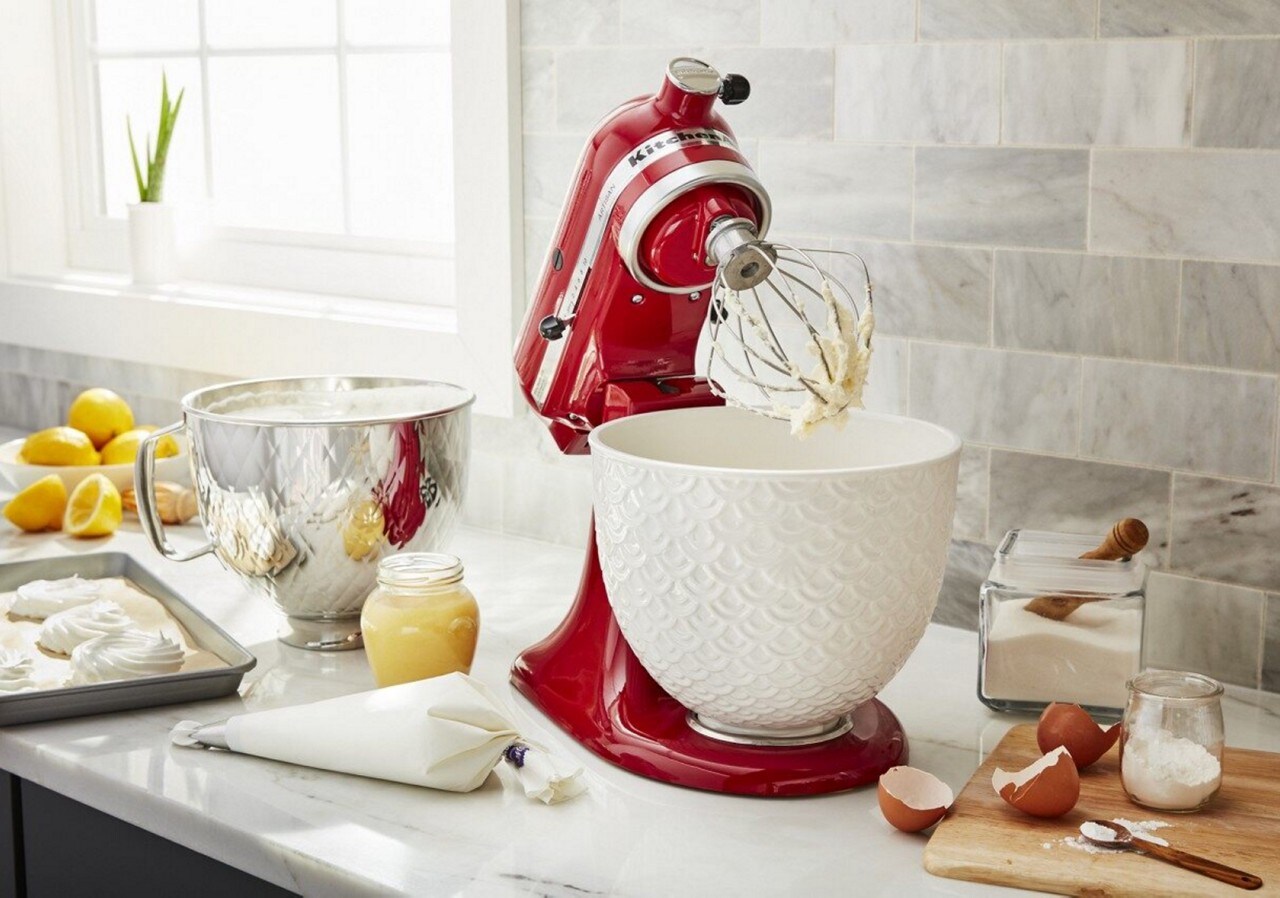 KitchenAid® Stand Mixer with mixing bowl. KitchenAid® Stand Mixer with mixing bowl.