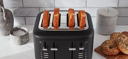 4 Slice Toaster Brushed Stainless Steel KMT4109SX | KitchenAid