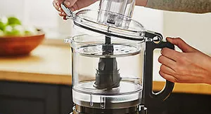 KitchenAid 7 Cups 360-Watt Contour Silver Food Processor in