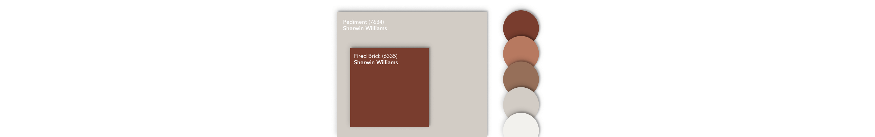 An assortment of different paint swatches and colors. 
