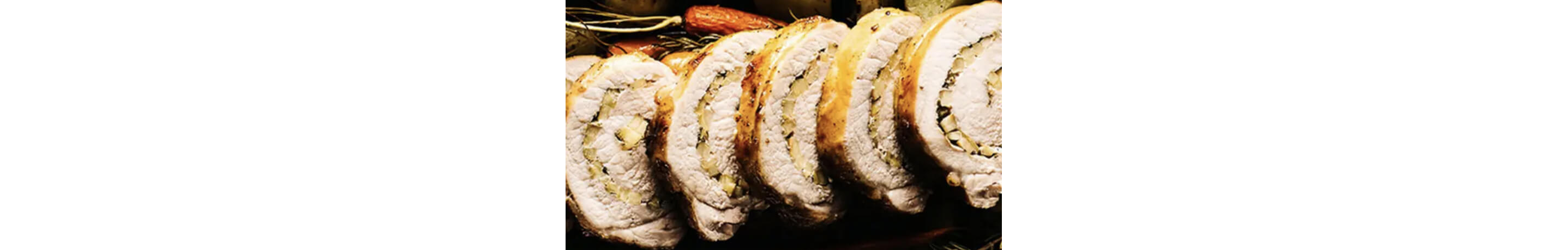 Slices of pork tenderloin.