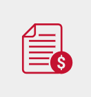 Paper icon with dollar sign
