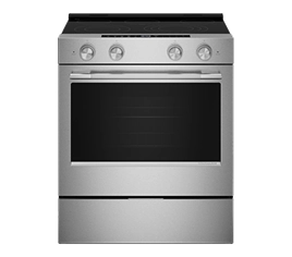 A stainless steel KitchenAid® range