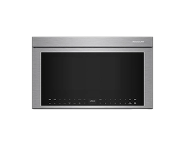 A stainless steel KitchenAid® microwave