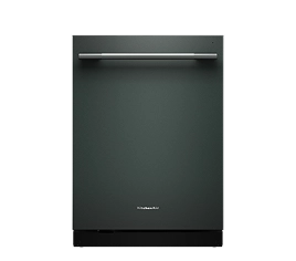 A green Juniper KitchenAid® dishwasher
