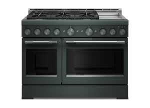A KitchenAid® 48" Gas Commercial-Style Range with Griddle