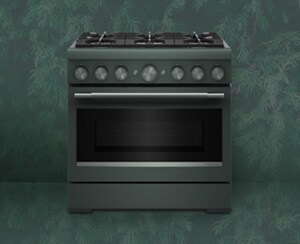 A KitchenAid® Juniper Commercial-style range.