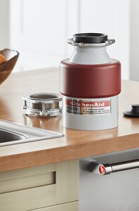 A KitchenAid® garbage disposal.