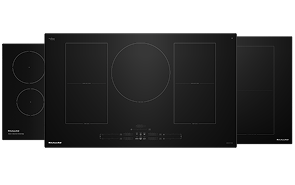 Three KitchenAid® induction cooktops