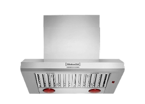 A KitchenAid® 36" Commercial-Style Wall-Mount Canopy Range Hood
