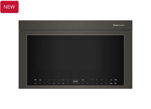 A KitchenAid® Multifunction Over-the-Range Oven with Infrared Sensor Modes. 