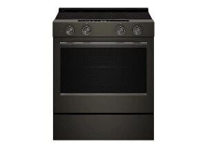 A KitchenAid® 30" Slide-In Gas Range with Convection 2-in-1 Burner