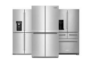 A collage of KitchenAid® 4 & 5 Door Refrigerators