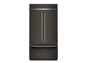 A KitchenAid® 42" Built-In French Door Bottom Mount Refrigerator with Platinum Interior