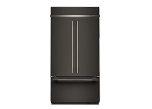A KitchenAid® 42" Built-In French Door Bottom Mount Refrigerator with Platinum Interior