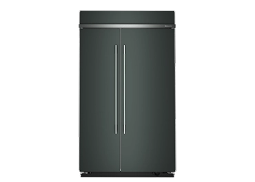A KitchenAid® 48" Built-In Side-by-Side Refrigerator with Platinum Interior