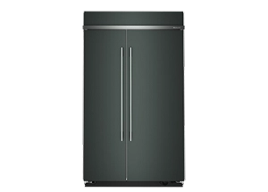 A KitchenAid® 48" Built-In Side-by-Side Refrigerator with Platinum Interior