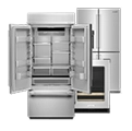 A collection of KitchenAid Refrigerators