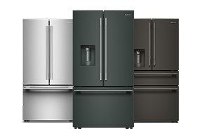 A collage of KitchenAid® French Door Refrigerators