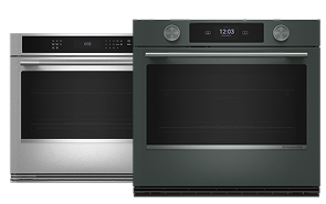 Two KitchenAid wall ovens.