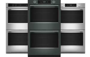 Two KitchenAid wall ovens.