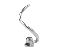 KitchenAid® silver-plated Powerknead™ spiral dough hook.
