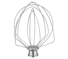 KitchenAid® 6-wire whip for bowl-lift stand mixers.