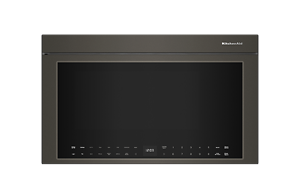 A KitchenAid® Multifunction Over-the-Range Oven with Infrared Sensor Modes. 