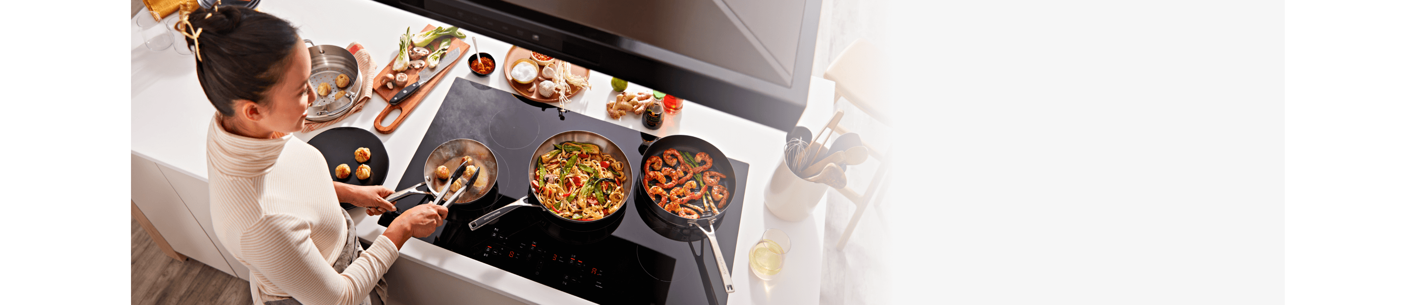 A KitchenAid® Food Chopper being used to make pico de gallo.