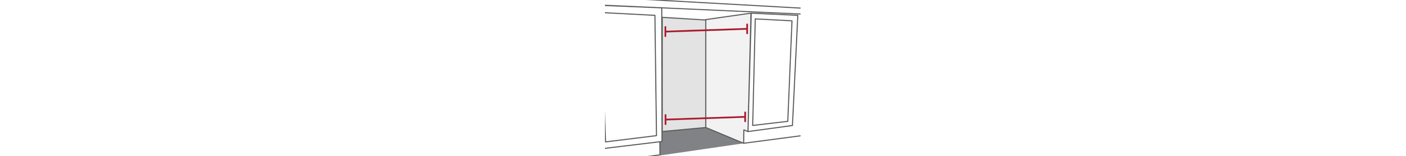 Width of a dishwasher cutout