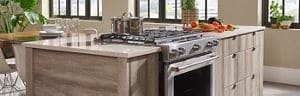 Gas stove top for island store