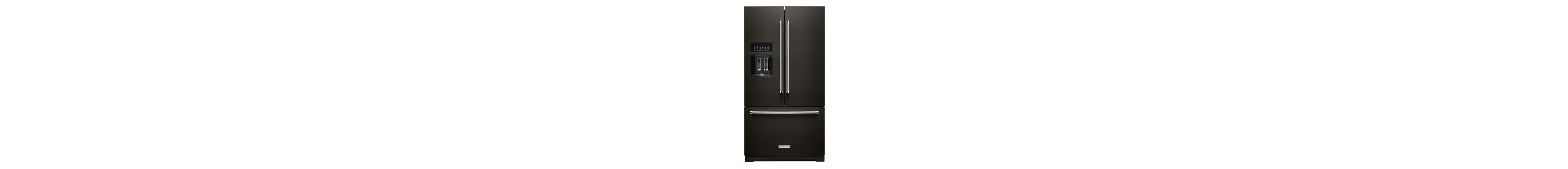 A French door refrigerator w/ exterior ice and water