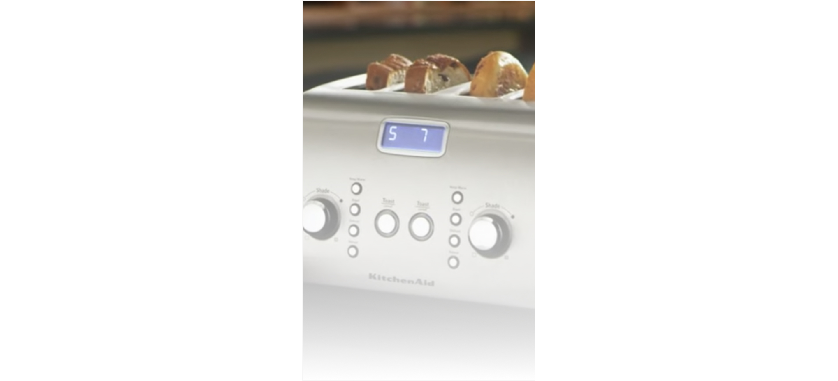 An open microwave with food inside