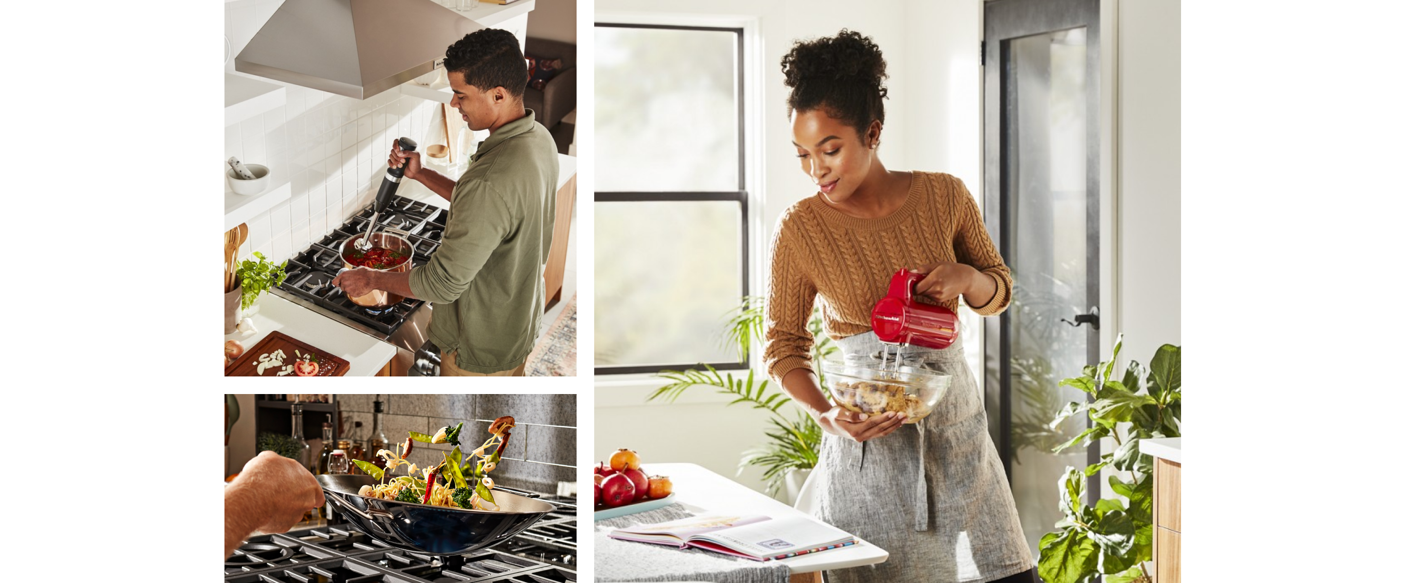 People cooking.