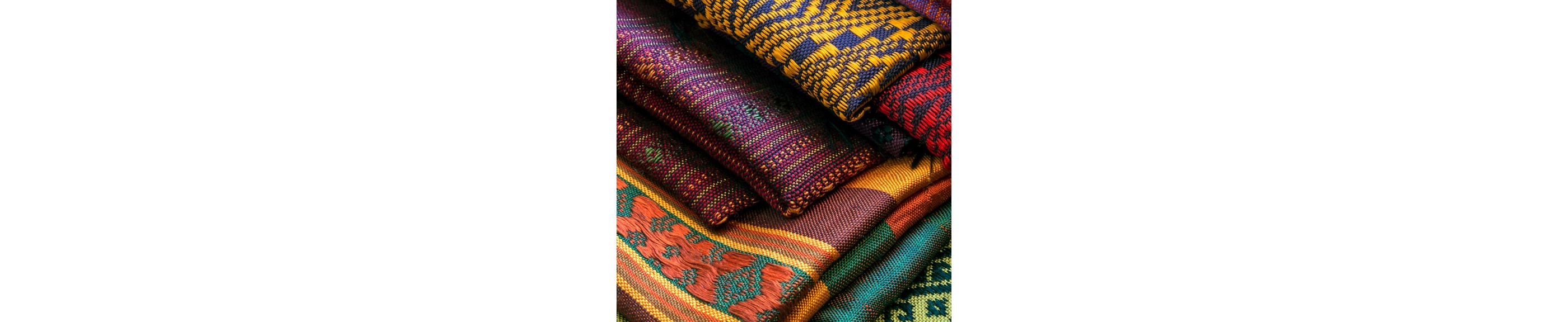 Colorful textiles.