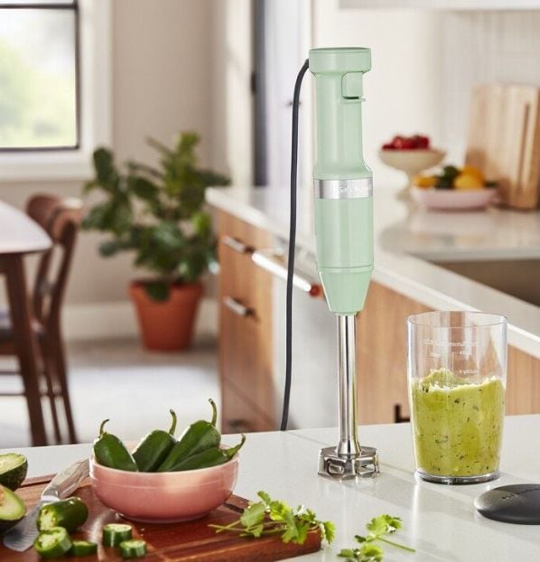 A Variable Speed Corded Hand Blender.