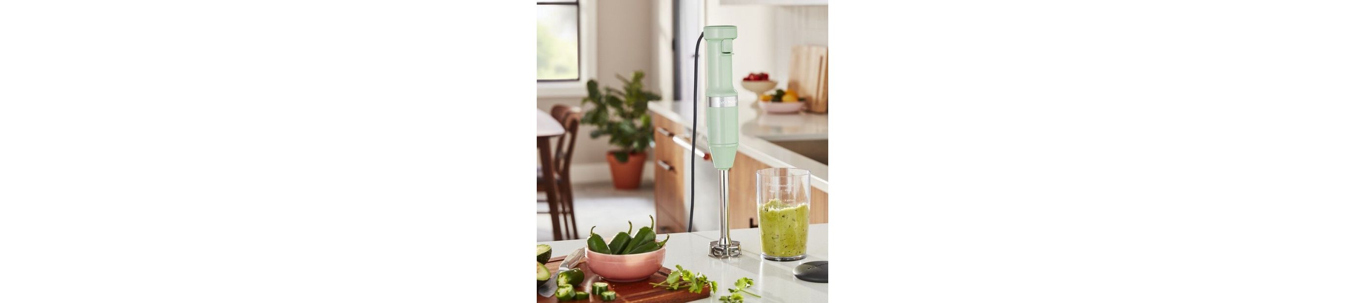 A Variable Speed Corded Hand Blender.