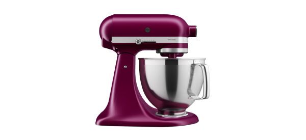 Un batteur sur socle Artisan® de couleur betterave