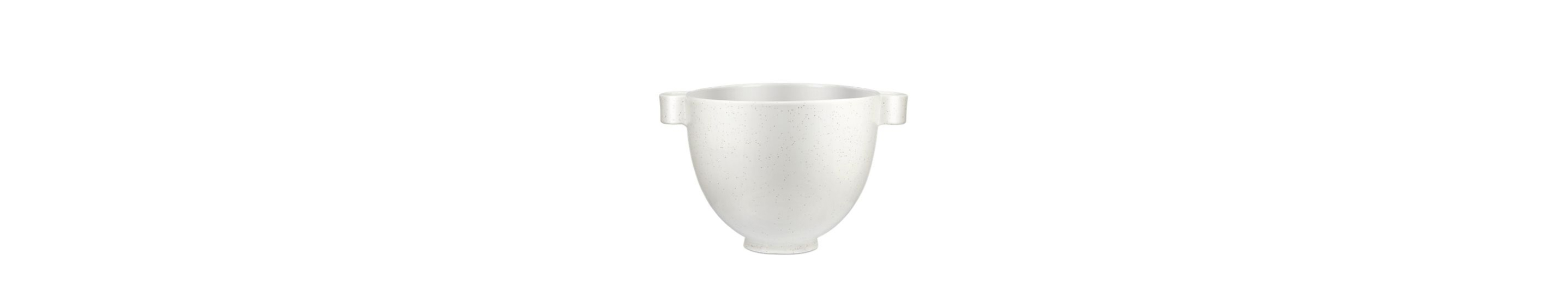 A 5 Quart Speckled Stone Ceramic Bowl.