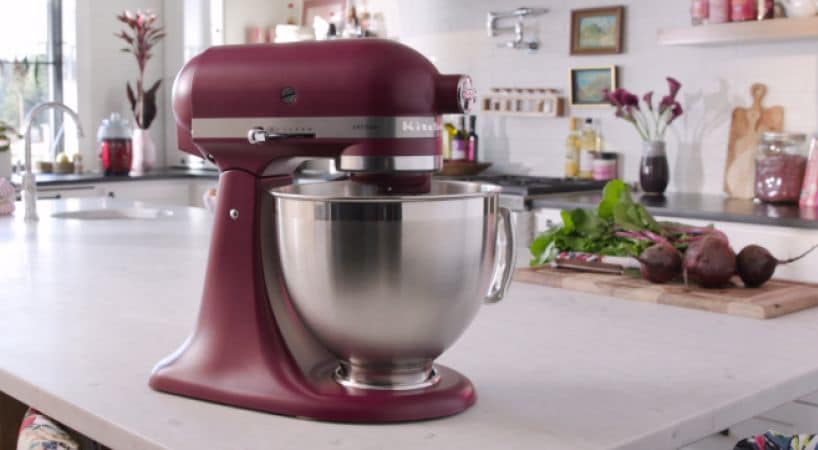 An Artisan® Series Stand Mixer in Beetroot.