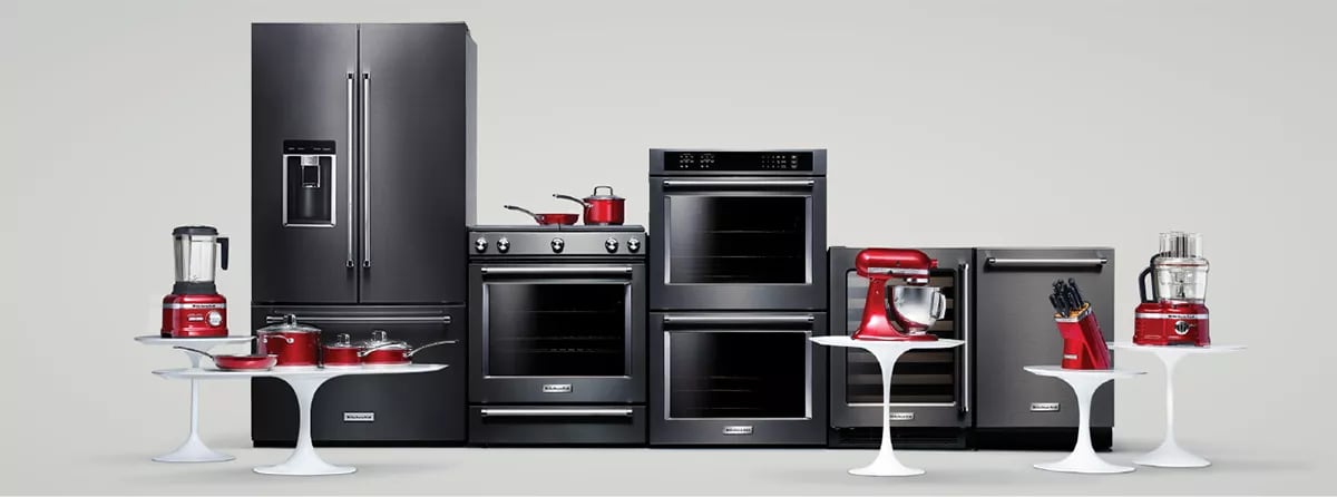 Kitchenaid matte clearance black appliances
